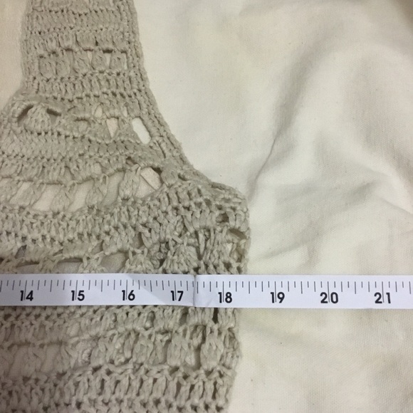 kori america desert vibes embroidered crochet macrame fringe kimono vest - Picture 13 of 15